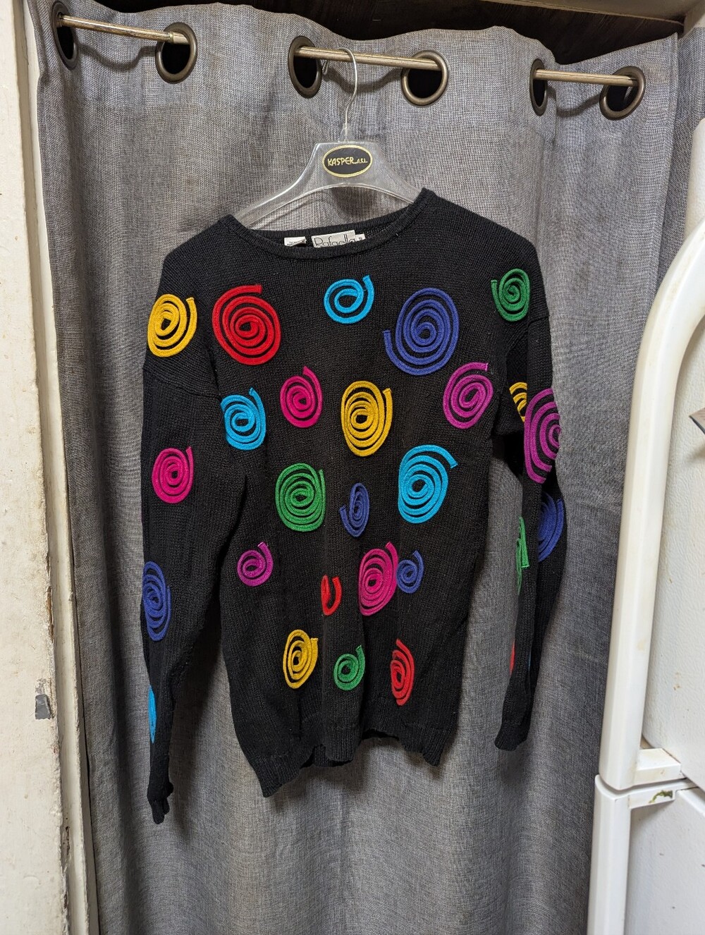 Rafaella 80s 90s Cotton Sweater New Wave Size Small